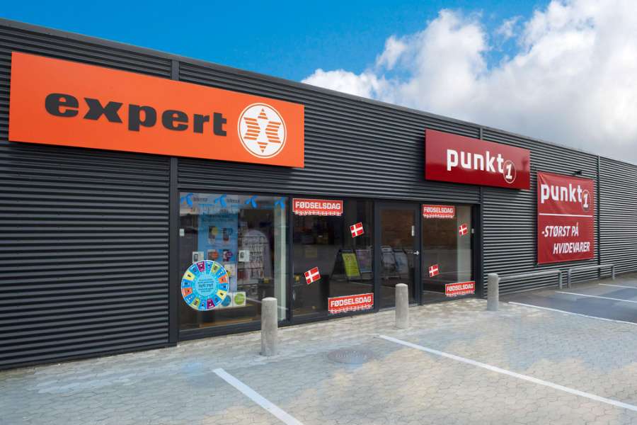 Einfache und einladende Fassade, Østergade 53, 9700 Brønderslev